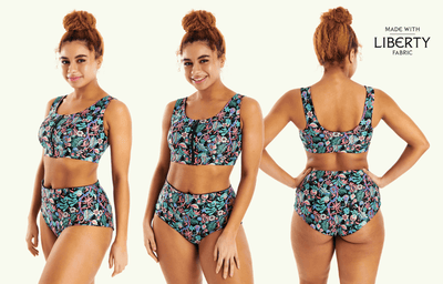 Swimcrop High Waister Bikini Beach Meadow - Monroe