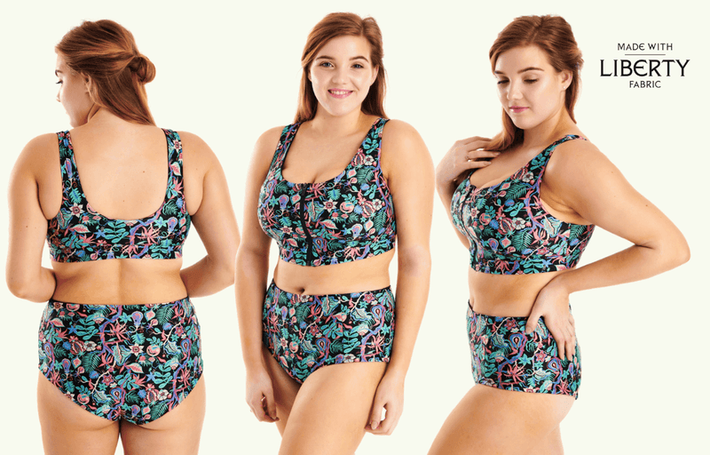 Swimcrop High Waister Bikini Beach Meadow - Hendricks