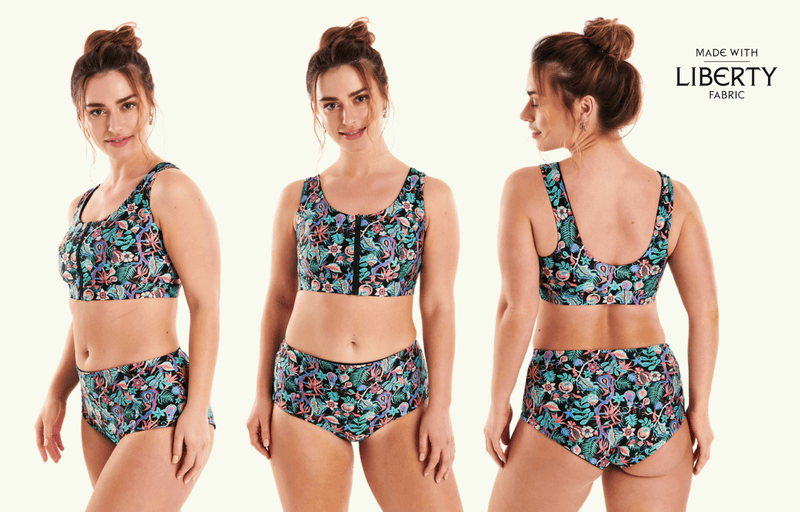 Swimcrop High Waister Bikini Beach Meadow - Hepburn