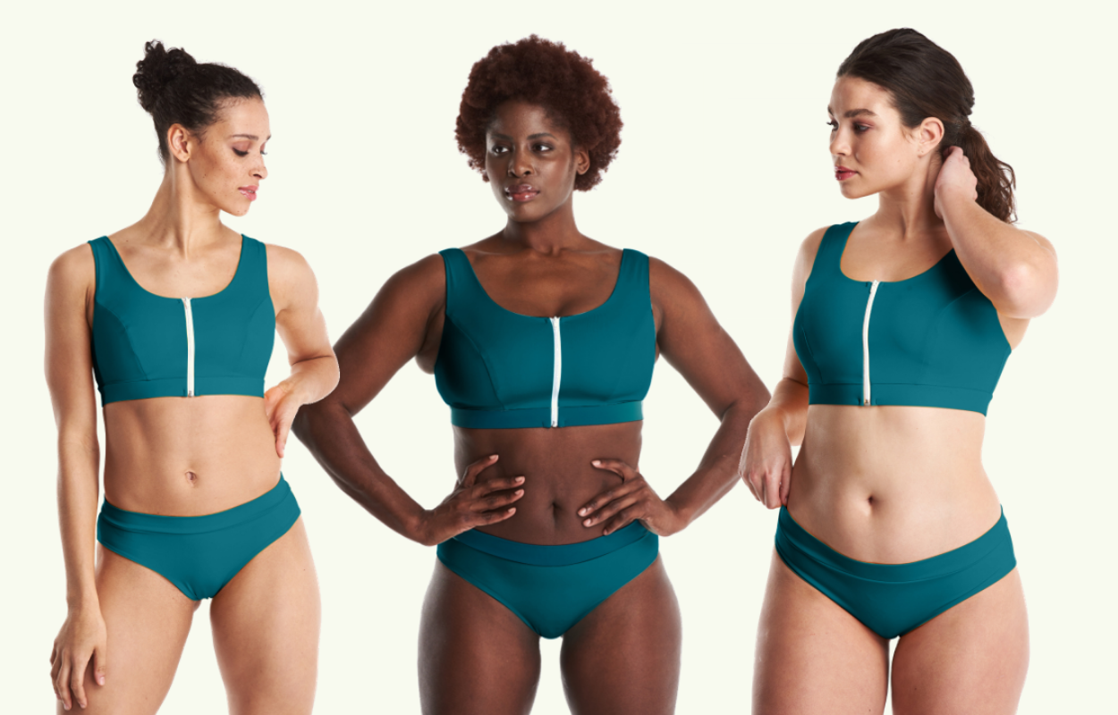 Swimcrop Bikini Set Teal - Hendricks